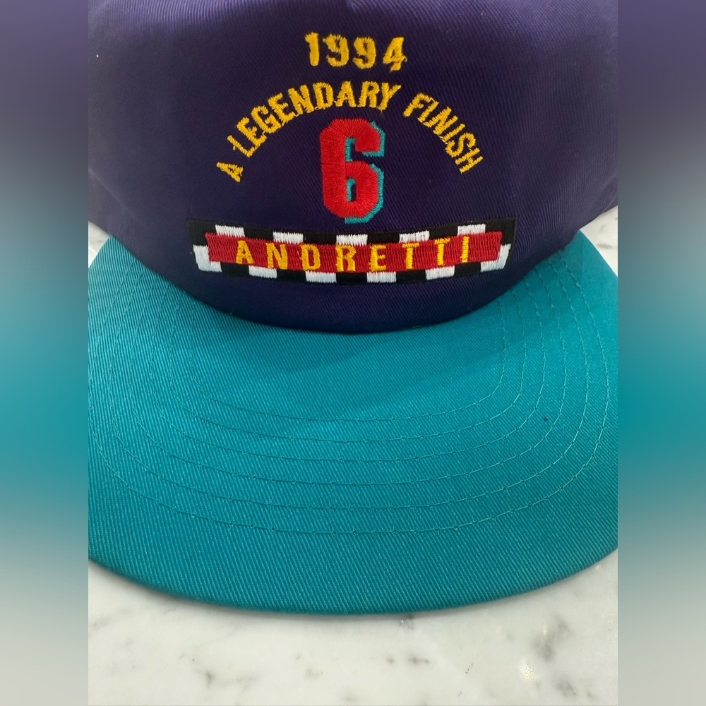 Vintage 1990s Michael Andretti Indy Car Racing Texaco Havoline Cap Hat SnapBack - Picture 4 of 7